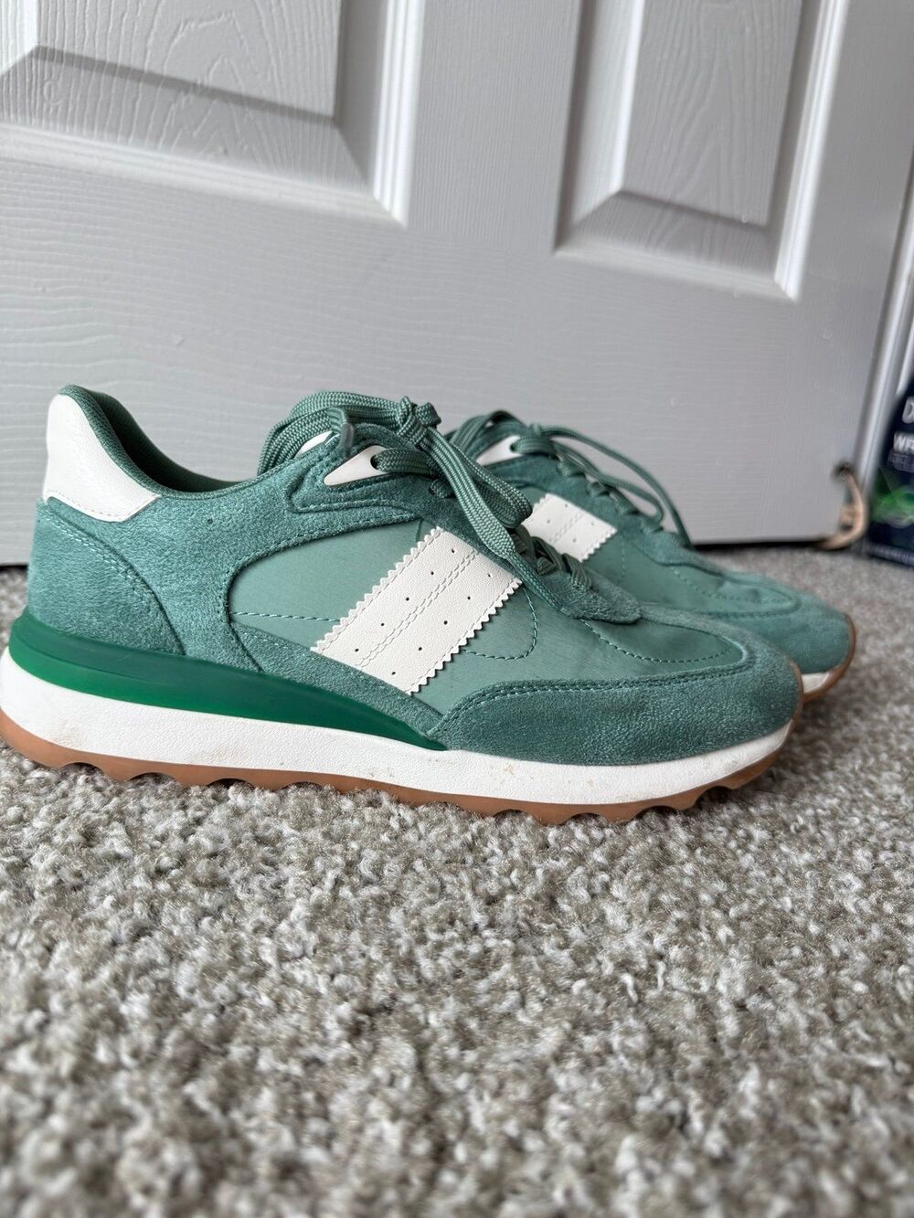 green steve madden sneakers